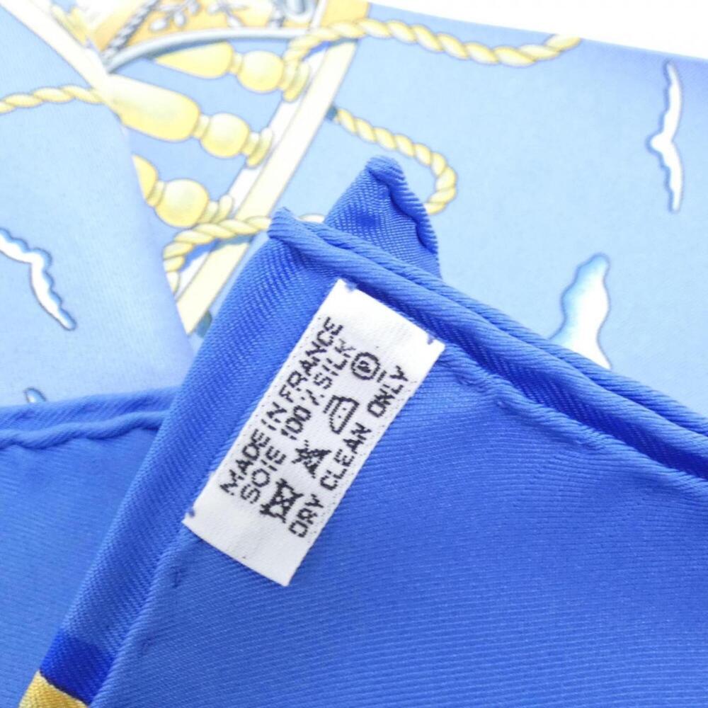 HERMES Authentic Blue Scarf - Picture 3 of 3